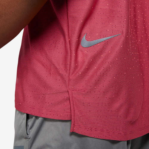 NIKE Men's Tech Pack Top Hybrid Short Sleeve Running Burnt Brick (STD FIT) CJ5731 631  Size XXL