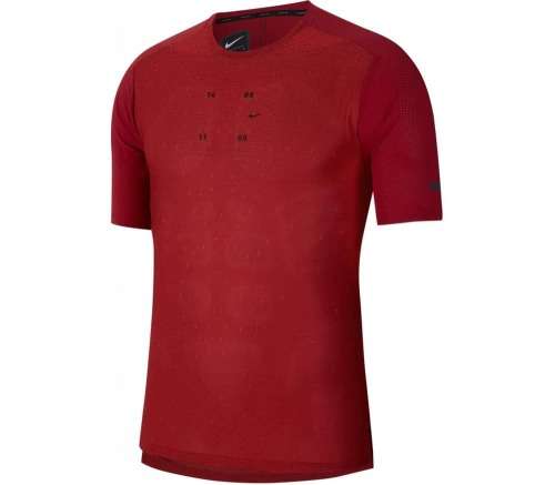 NIKE Men's Tech Pack Top Hybrid Short Sleeve Running Burnt Brick (STD FIT) CJ5731 631  Size XXL