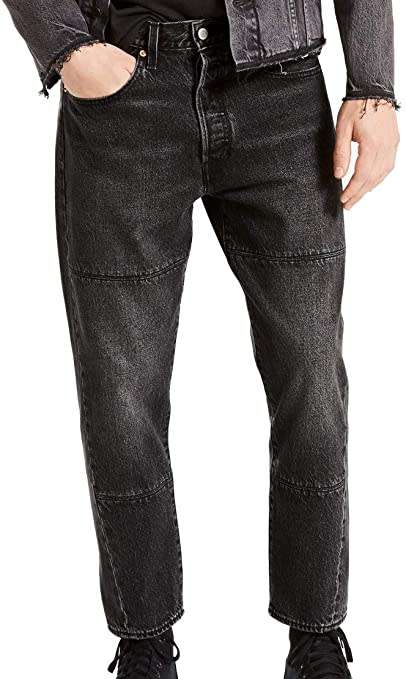 Levi's® Men's Drop Crop Pieced Tapered Jeans Black (Acid Wash) 36073 0001 Size 32