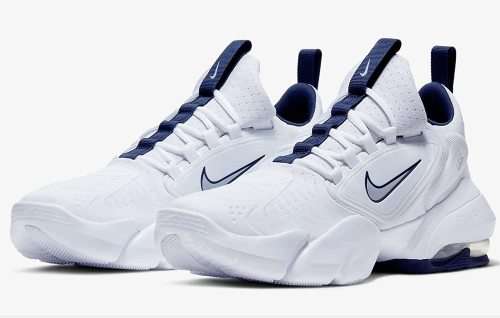 Nike Men's Air Max Alpha Savage White/ Midnight Blue AT3378 104 Size UK 9 (SA 9)