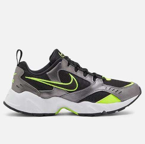 Nike Men's AIR Heights Black Volt/ Metallic Dark Grey AT4522 006 Size UK 8 (SA 8)