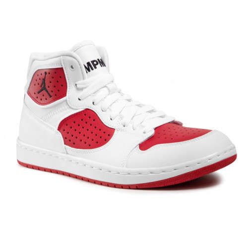 Nike Men's Jordan JUMPMAN ACCESS White/ Black- GYM Red AR3762 106 Size UK 9 (SA 9)