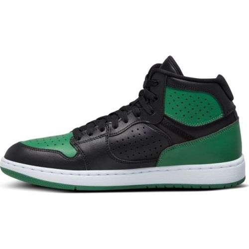 Nike Men's Jordan JUMPMAN ACCESS Black/ Black- Aloe Verde AR3762 013 Size UK 8 (SA 8)