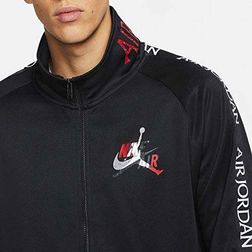 Nike Men's Air Jordan Jumpman Tricot Warm-Up Jacket Black (STD FIT) CT9414 010 Size Large