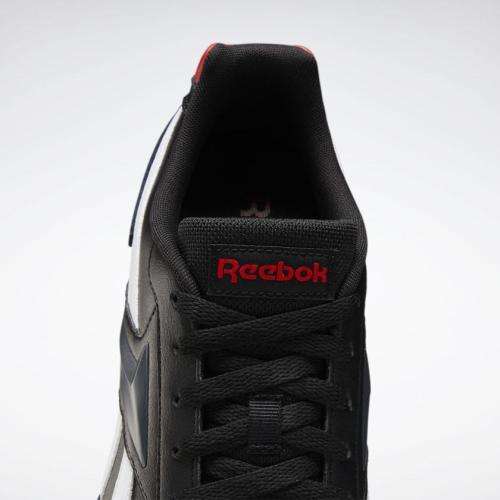 Reebok Men's Royal Glide Black/ White/ VEC Red FW6707 Size UK 8.5 (SA 8.5)
