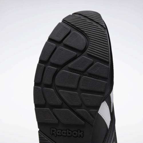 Reebok Men's Royal Glide Black/ White/ VEC Red FW6707 Size UK 8.5 (SA 8.5)