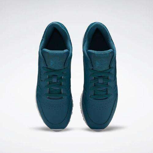 Reebok Women's Classic Leather Heritage Teal / White / Seaport Teal EF3033 Size UK 6 (SA 6)