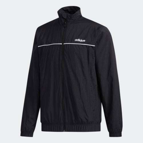 adidas Men's FAVORITES TRACK TOP FULL ZIP Black/White FM6087 Size Large