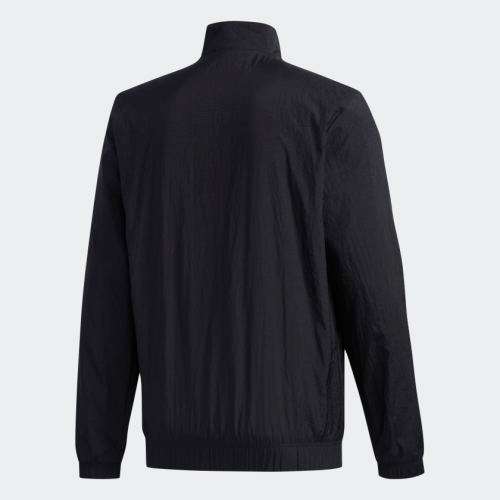 adidas Men's FAVORITES TRACK TOP FULL ZIP Black/White FM6087 Size Large