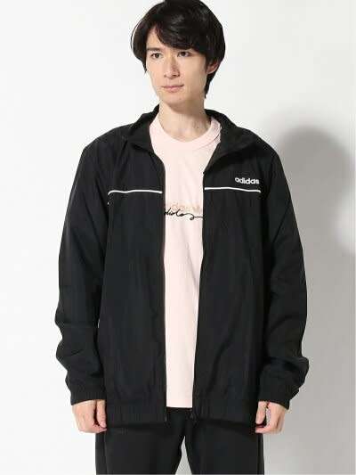 adidas Men's FAVORITES TRACK TOP FULL ZIP Black/White FM6087 Size Large