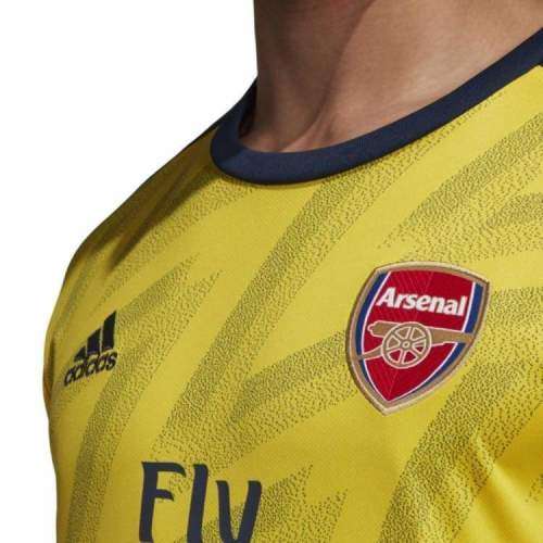 adidas Men's ARSENAL AWAY JERSEY 2019/20 EQT Yellow EH5635 Size XL