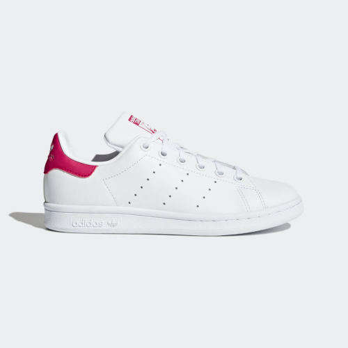 adidas Women's STAN SMITH Cloud White / Bold Pink B32703 Size UK 4 (SA 4)