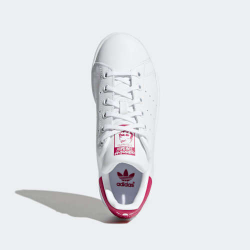 adidas Women's STAN SMITH Cloud White / Bold Pink B32703 Size UK 4 (SA 4)