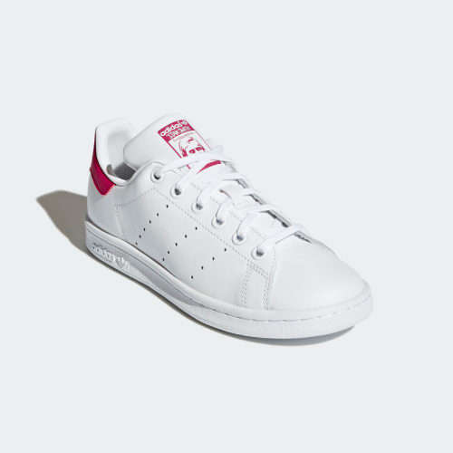 adidas Women's STAN SMITH Cloud White / Bold Pink B32703 Size UK 4 (SA 4)