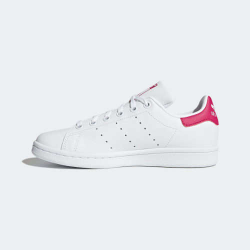 adidas Women's STAN SMITH Cloud White / Bold Pink B32703 Size UK 4 (SA 4)