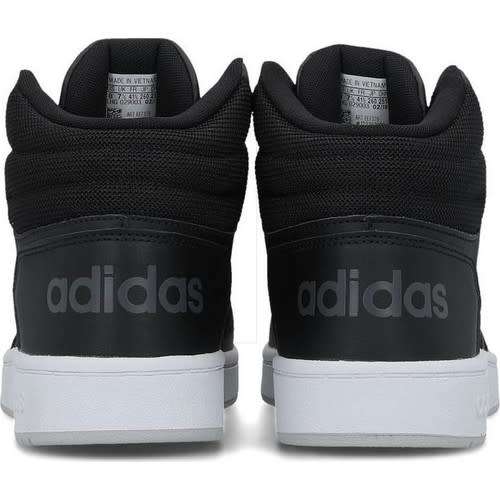 adidas Men's HOOPS MID 2.0 CORE BLACK / GREY TWO F17 EE7379 Size UK 10 (SA 10)