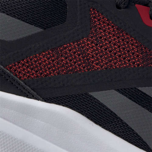 Reebok Men's Runner 4.0 Black/ True Grey 7/ Excellent Red EF7312 Size UK 8 (SA 8)