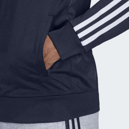 adidas Men`s ESSENTIALS 3STRIPE TRACK TOP Blue EV5888 Size Extra Large