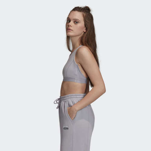 adidas Women's R.Y.V. BRA TOP GLORY GREY GD3087 Size Medium