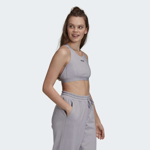 adidas Women's R.Y.V. BRA TOP GLORY GREY GD3087 Size Medium