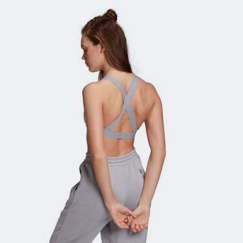 adidas Women's R.Y.V. BRA TOP GLORY GREY GD3087 Size Medium