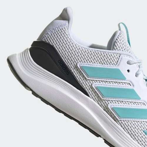 adidas Men's ENERGYFALCON Cloud White/ Blue Spirit/ Dash Grey EH3146 Size UK 10.5 (SA 10.5)