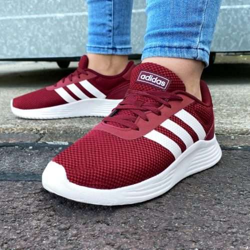 adidas Men's Lite Racer 2.0 Red/ White EG3280 Size UK 8 (SA 8)
