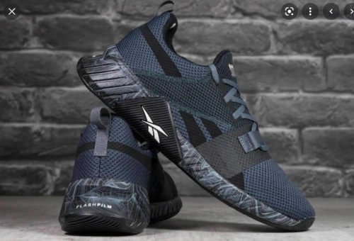 Reebok Men's Flashfilm Train 2.0 Black/ True Grey 8/ Matte Silver FW8161 Size UK 9.5 (SA 9.5)