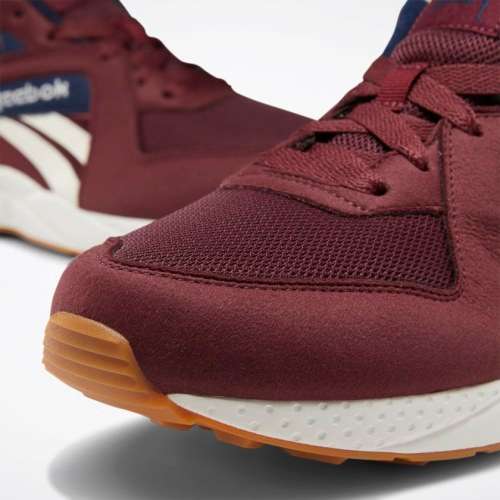 Reebok Men's PYRO Lux Maroon / NAVY / CHALK DV7299 Size UK 9 (SA 9)