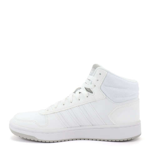 adidas Men's HOOPS 2.0 MID White/ White F34813 Size UK 8 (SA 8)