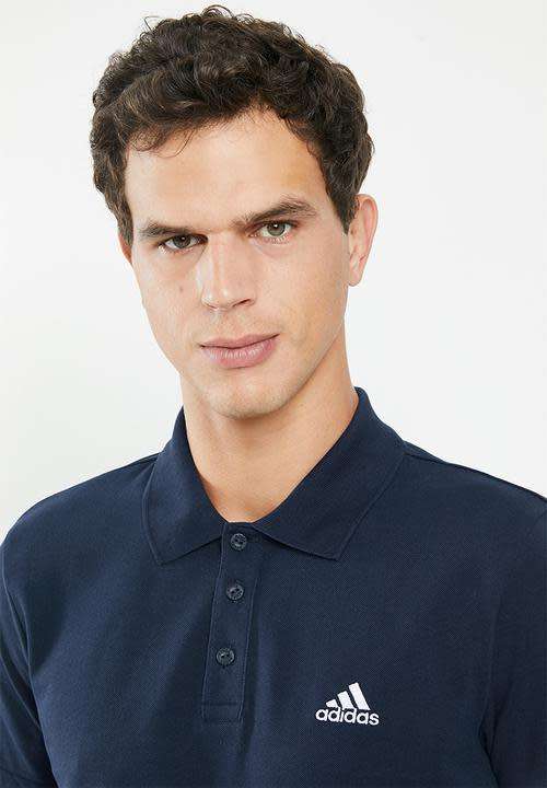 adidas Men's Short Sleeves POLO Navy Blue EV6099 Size Medium