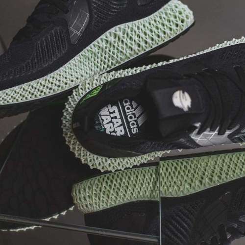 adidas Men's Star Wars X Alphaedge 4d Death Core Clear Black White Onix FV4685 Size UK 8 (SA 8)