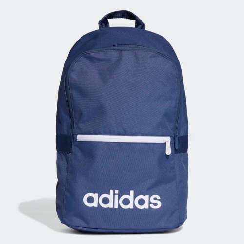 adidas Unisex LINEAR CLASSIC DAILY BACKPACK  Tech Indigo/ White FP8097