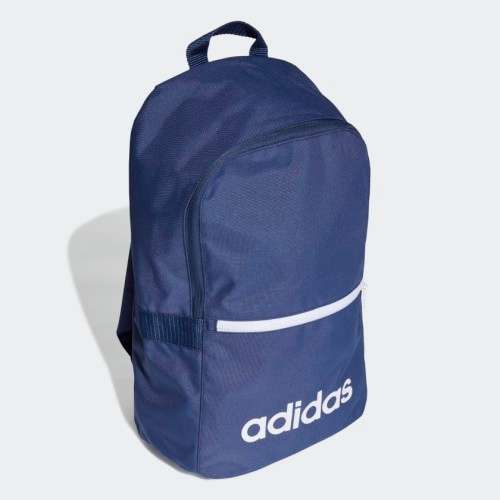 adidas Unisex LINEAR CLASSIC DAILY BACKPACK  Tech Indigo/ White FP8097