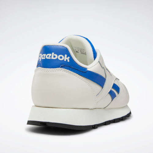 Reebok UNISEX Classic Leather Chalk / Humble Blue / Black EF3385 Size UK 7 (SA  7)