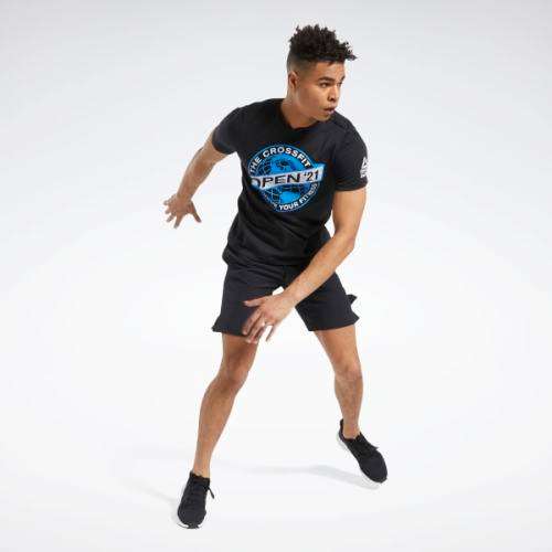 Reebok Men's CrossFit® Open 2021 Tee Blue FS7639 Size XL
