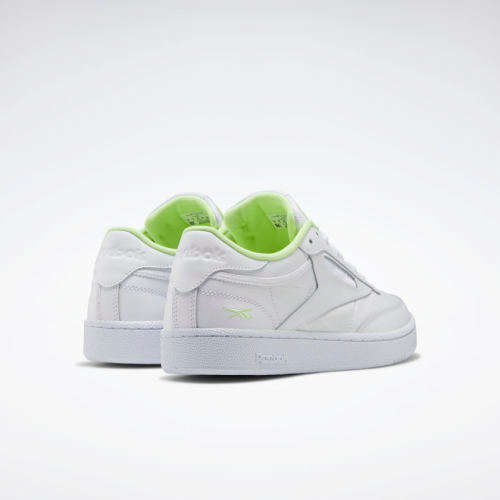 Reebok Men's Club C 85 White/ Electric Flash FV2139 Size UK 10 (SA 10)