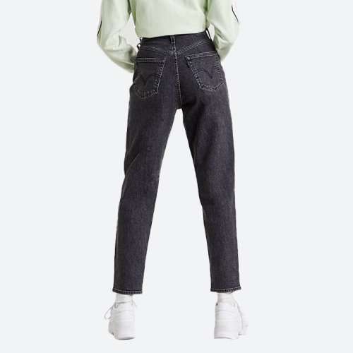 Levi`s® High Waisted Mom Jeans 26986-0000 Black / Gray Size 30 x 27