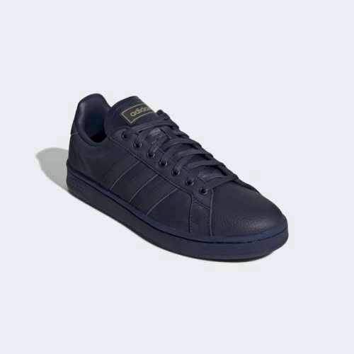 adidas Men's Grand Court Legend Ink/ Matte Gold EE7883 Size UK 11 (SA 11)