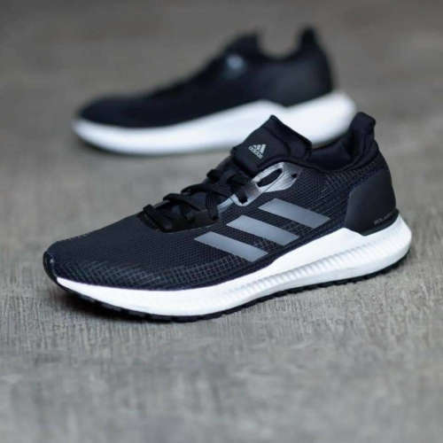 adidas Men's SOLAR BLAZE Core Black/ Grey Five EF0815 Size UK 8 (SA 8)