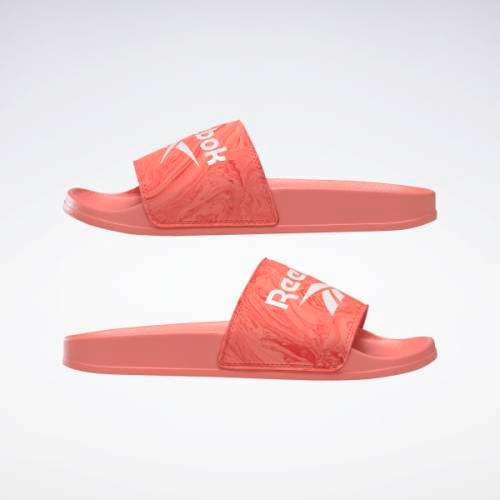 Reebok Women's FULGERE SLIDES Twisted Coral /Ceramic Pink/ Semi Orange FX3085 Size UK 6.5 (SA 6.5)