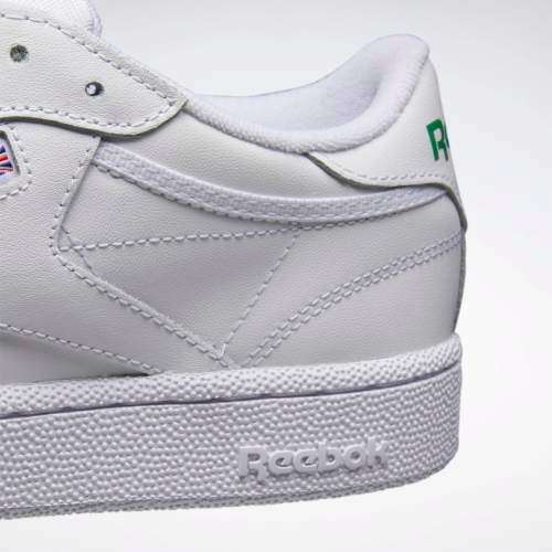 Reebok Men's Club C 85 Intense White/ Green AR0456 Size UK 10 (SA 10)