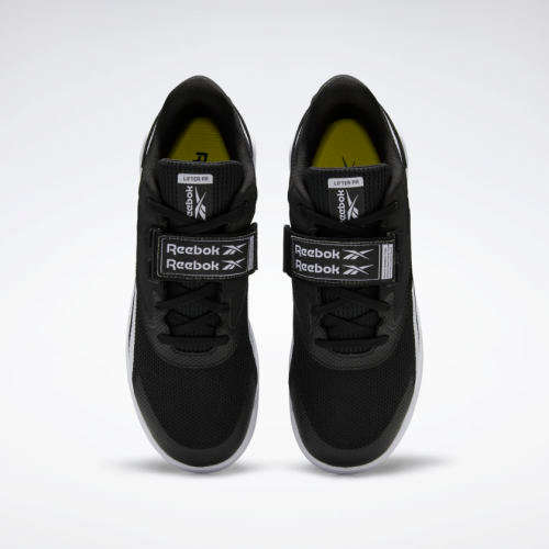 Reebok Men's Lifter PR II Black/ White/ Chartreuse FU9444 Size UK 9 (SA 9)