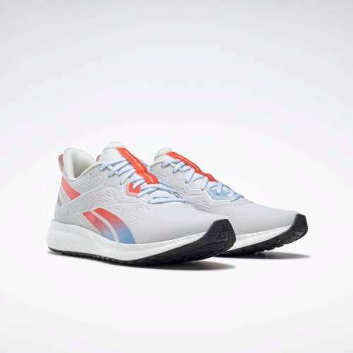 Reebok Men's Forever Floatride Energy 2 True Grey 1/ White/ Vivid Orange EF6912 Size UK 8 (SA 8)