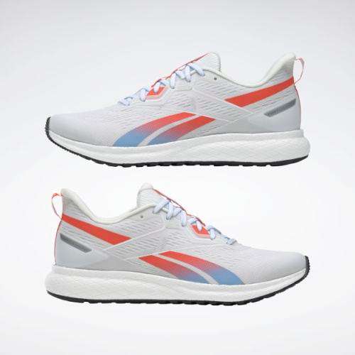 Reebok Men's Forever Floatride Energy 2 True Grey 1/ White/ Vivid Orange EF6912 Size UK 8 (SA 8)