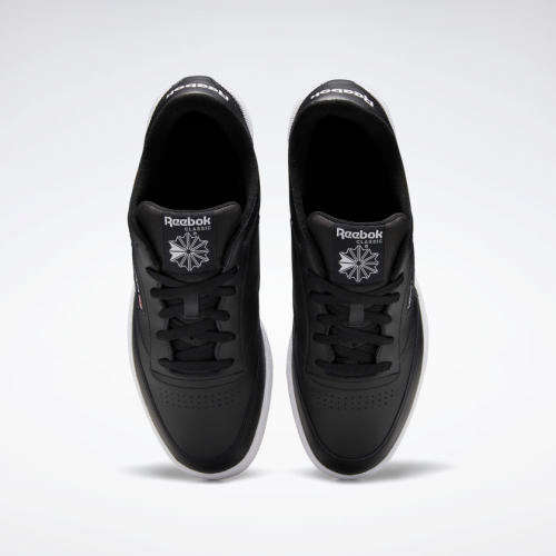 Reebok Men's Club C 85 Intense Black/ White/ Gum AR0458 Size UK 9 (SA 9)