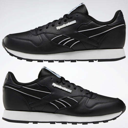 Reebok Men's Classic Leather Black/ Cold Grey 2/ White DV8629 Size UK 10 (SA 10)