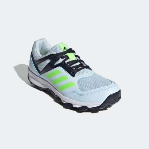 adidas Women's FABELA RISE Sky Tint / Signal Green / Signal Orange FU8162 Size UK 4 (SA 4)