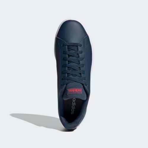 adidas Men's ADVANTAGE BASE Crew Navy/ Cloud White FY8635 Size UK 9 (SA 9)