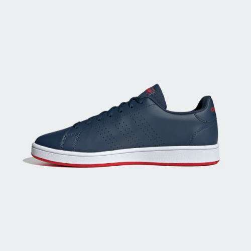 adidas Men's ADVANTAGE BASE Crew Navy/ Cloud White FY8635 Size UK 9 (SA 9)